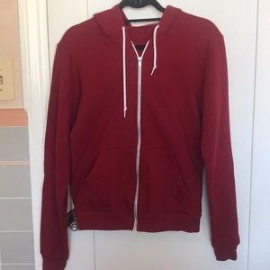 Burgundy, American Apparel hoodie ‼️